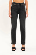 DAZE-SMARTY PANTS SLIM STRAIGHT DENIM IN LAST NIGHT