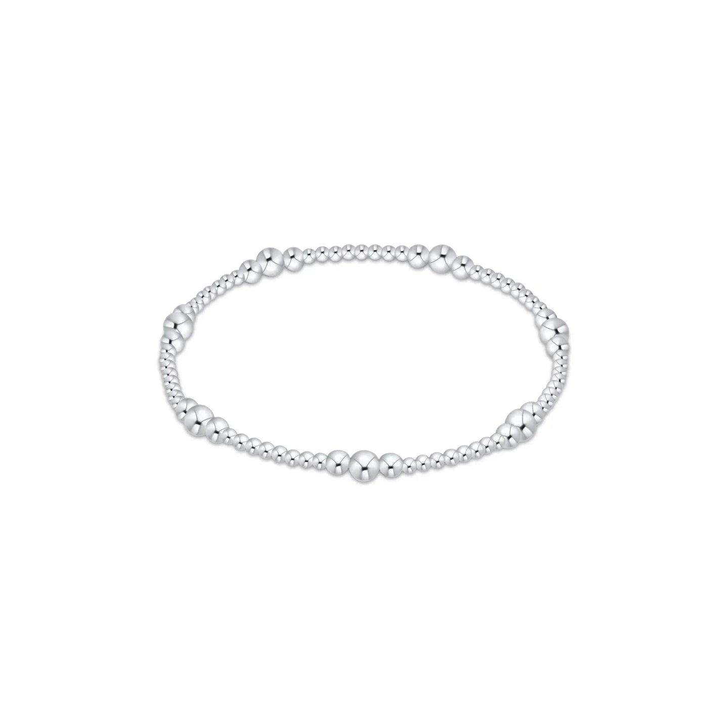 ENEWTON-PURPOSE STERLING 4MM BEAD BRACELET