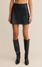 Load image into Gallery viewer, Z SUPPLY-ALLEGRA FAUX LEATHER MINI SKIRT

