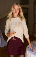Z SUPPLY-CHABLIS MINI SKIRT IN MERLOT