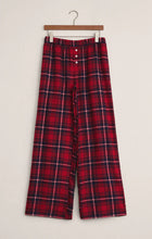 Load image into Gallery viewer, Z SUPPLY-HANGOUT PLAID PANT IN HAUTE RED
