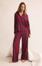 Load image into Gallery viewer, Z SUPPLY-RIVER PLAID BUTTON UP IN HAUTE RED
