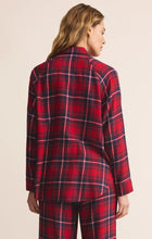 Load image into Gallery viewer, Z SUPPLY-RIVER PLAID BUTTON UP IN HAUTE RED
