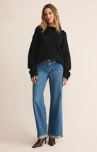 Load image into Gallery viewer, Z SUPPLY-SNOWED IN SWEATER IN BLACK
