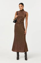 Load image into Gallery viewer, ASTR THE LABEL-RIANA DRESS IN BROWN METALLIC
