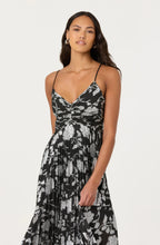 Load image into Gallery viewer, ASTR THE LABEL-SAOIRSE DRESS IN BLACK SILVER

