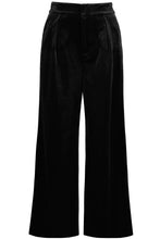 Load image into Gallery viewer, BISHOP + YOUNG-LUXE VELVET WIDE LEG PANT
