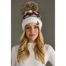 Load image into Gallery viewer, PANACHE APPAREL-PATTERNED POM HAT
