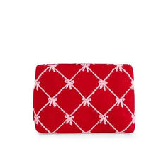 Load image into Gallery viewer, SHIRALEAH-TINSEL BOW ZIP POUCH
