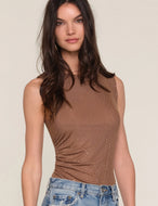 HEARTLOOM-MARIANA BODYSUIT IN CAFE