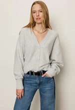 Load image into Gallery viewer, SANCTUARY-SHIMMER CARDI IN HEATHER GREY SPARKLE

