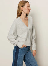 Load image into Gallery viewer, SANCTUARY-SHIMMER CARDI IN HEATHER GREY SPARKLE
