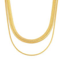 Load image into Gallery viewer, ELLIE VAIL-CASSIA DOUBLE CHAIN NECKLACE

