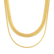 ELLIE VAIL-CASSIA DOUBLE CHAIN NECKLACE