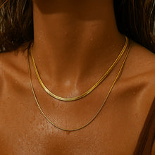 Load image into Gallery viewer, ELLIE VAIL-CASSIA DOUBLE CHAIN NECKLACE
