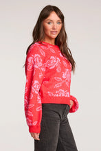 Load image into Gallery viewer, SALT WATER LUXE-NOELE LONG SLEEVE SWEATER VINTAGE RED
