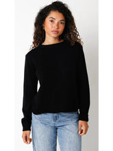 Load image into Gallery viewer, OLIVACEOUS-ALICE SWEATER IN BLACK
