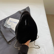 Load image into Gallery viewer, ACCITY-FAUX RABBIT FUR BAG
