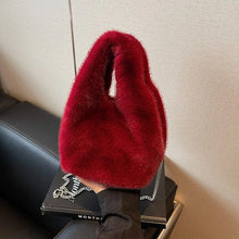 Load image into Gallery viewer, ACCITY-FAUX RABBIT FUR BAG
