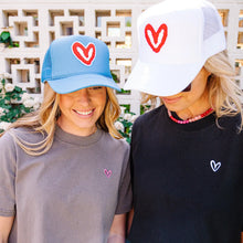 Load image into Gallery viewer, HOUSE OF SHAN-TRUCKER HAT FUZZY RED PATCH
