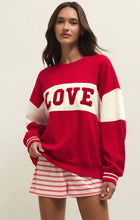Load image into Gallery viewer, Z SUPPLY-OVERSIZED LOVE SWEATSHIRT
