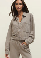 Z SUPPLY-HERITAGE KNIT JACKET IN OYSTER