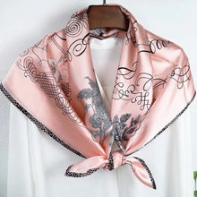 Load image into Gallery viewer, LINETA-70*70 SILK SCARF BANDANA
