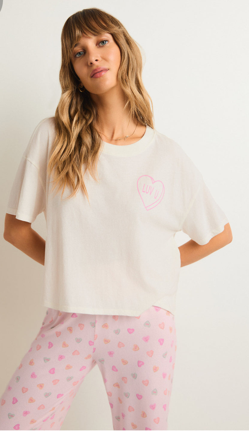 Z SUPPLY- LOVE U TEE