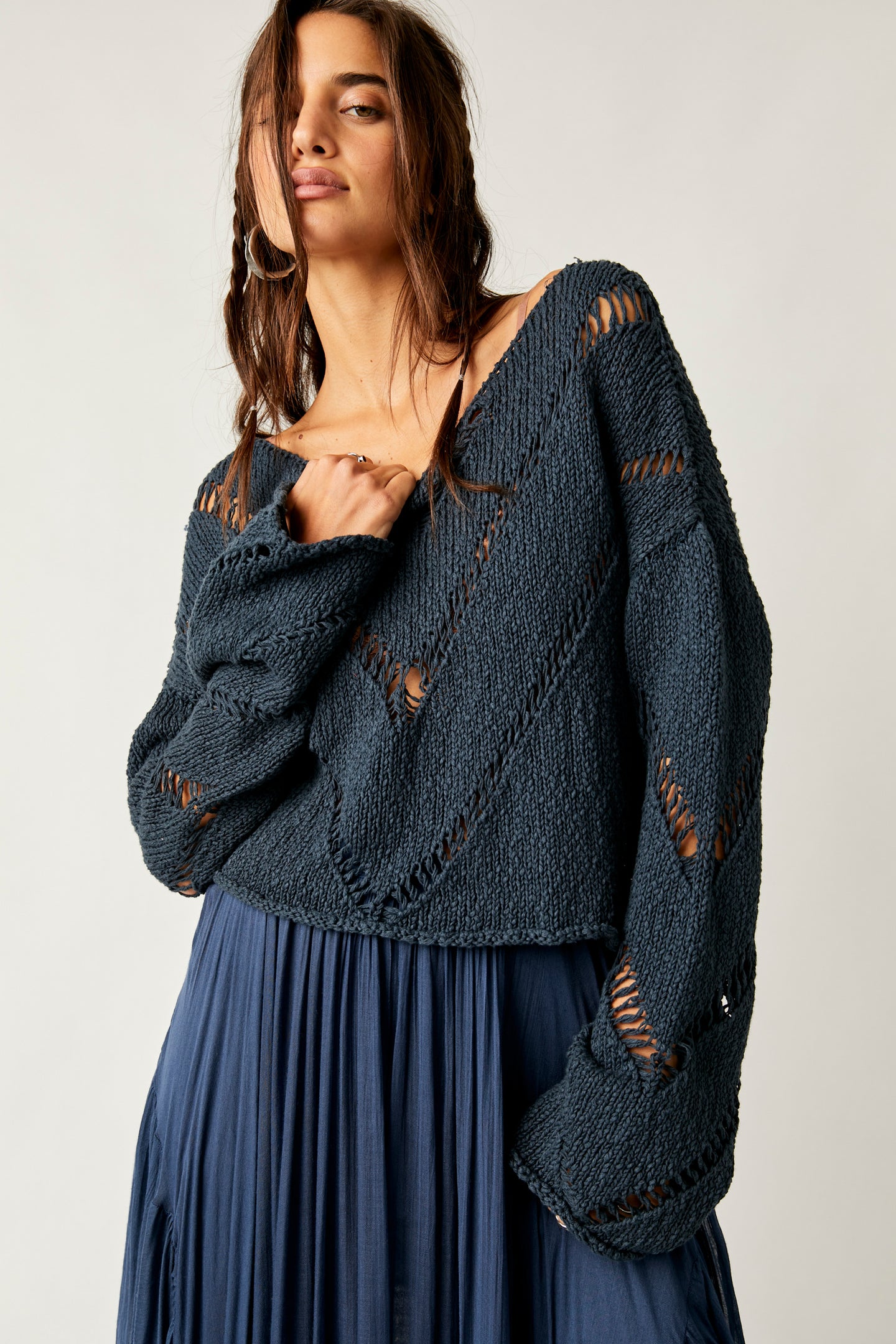 FREE PEOPLE- HALEY SWEATER