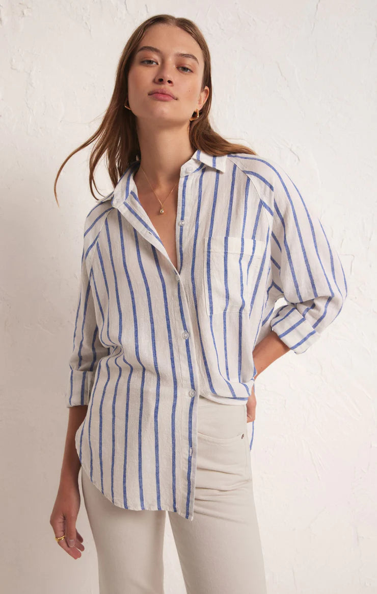 Z SUPPLY- THE PERFECT LINEN TOP