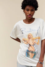 Load image into Gallery viewer, DAYDREAMER- BRITNEY SPEARS WHITE TEE
