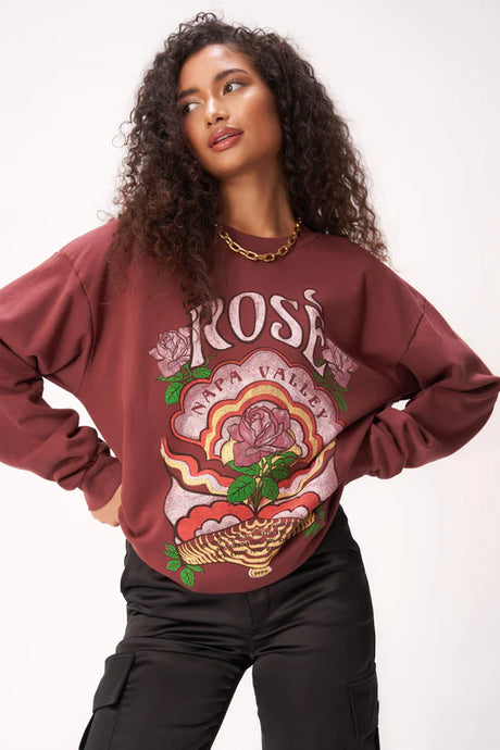 Project Social T- Napa Rose Sweatshirt