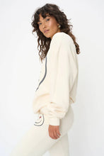 Load image into Gallery viewer, PROJECT SOCIAL T- HEART EYES SWEATSHIRT WHITE
