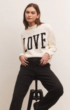 Load image into Gallery viewer, Z SUPPLY- LOVE INTARSIA SWEATER
