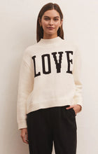 Load image into Gallery viewer, Z SUPPLY- LOVE INTARSIA SWEATER
