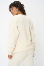 Load image into Gallery viewer, PROJECT SOCIAL T- HEART EYES SWEATSHIRT WHITE
