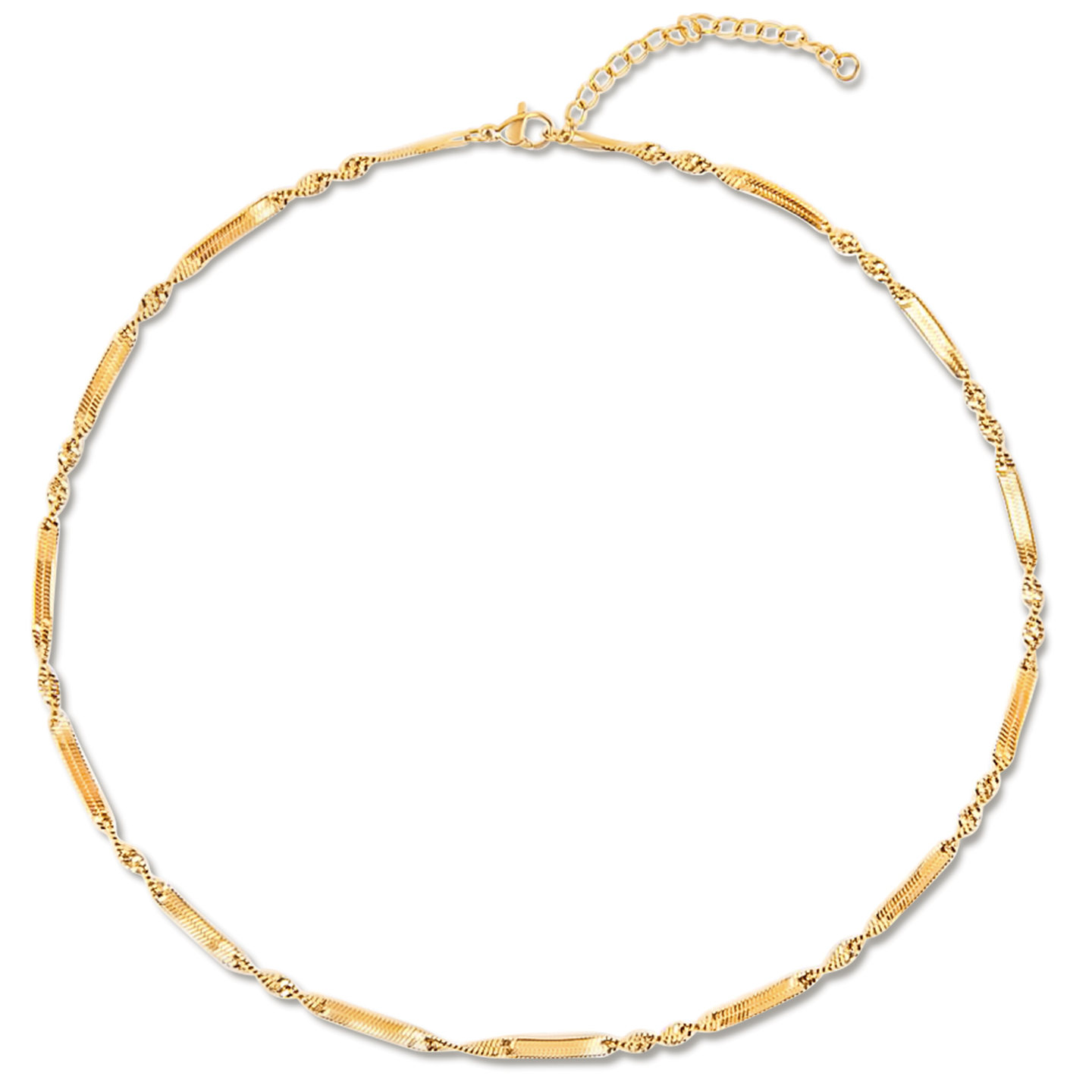 Ellie Vail - Everette Twisted Herringbone Chain Necklace