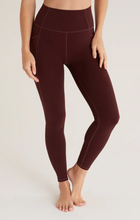 Load image into Gallery viewer, Z Suppy- All Day 7/8 legging- Fig
