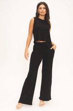 Load image into Gallery viewer, Project Social T- Joanna rib wide leg pant
