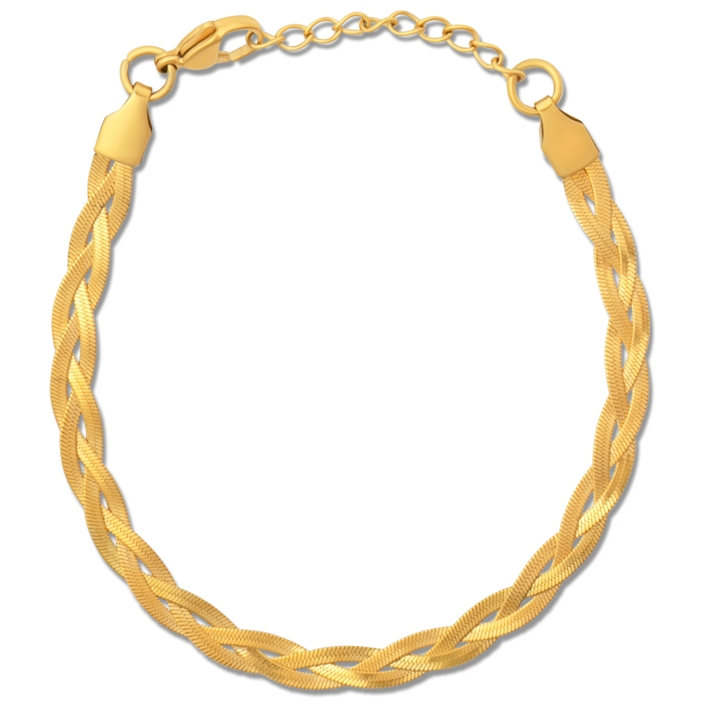 Ellie Vail - Vesna Braided Herringbone Chain Bracelet